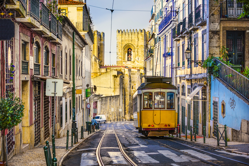 Lisbon, Portugal tram.