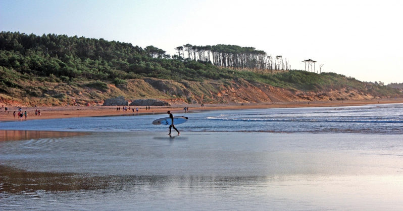 playa de loredo para hacer surf